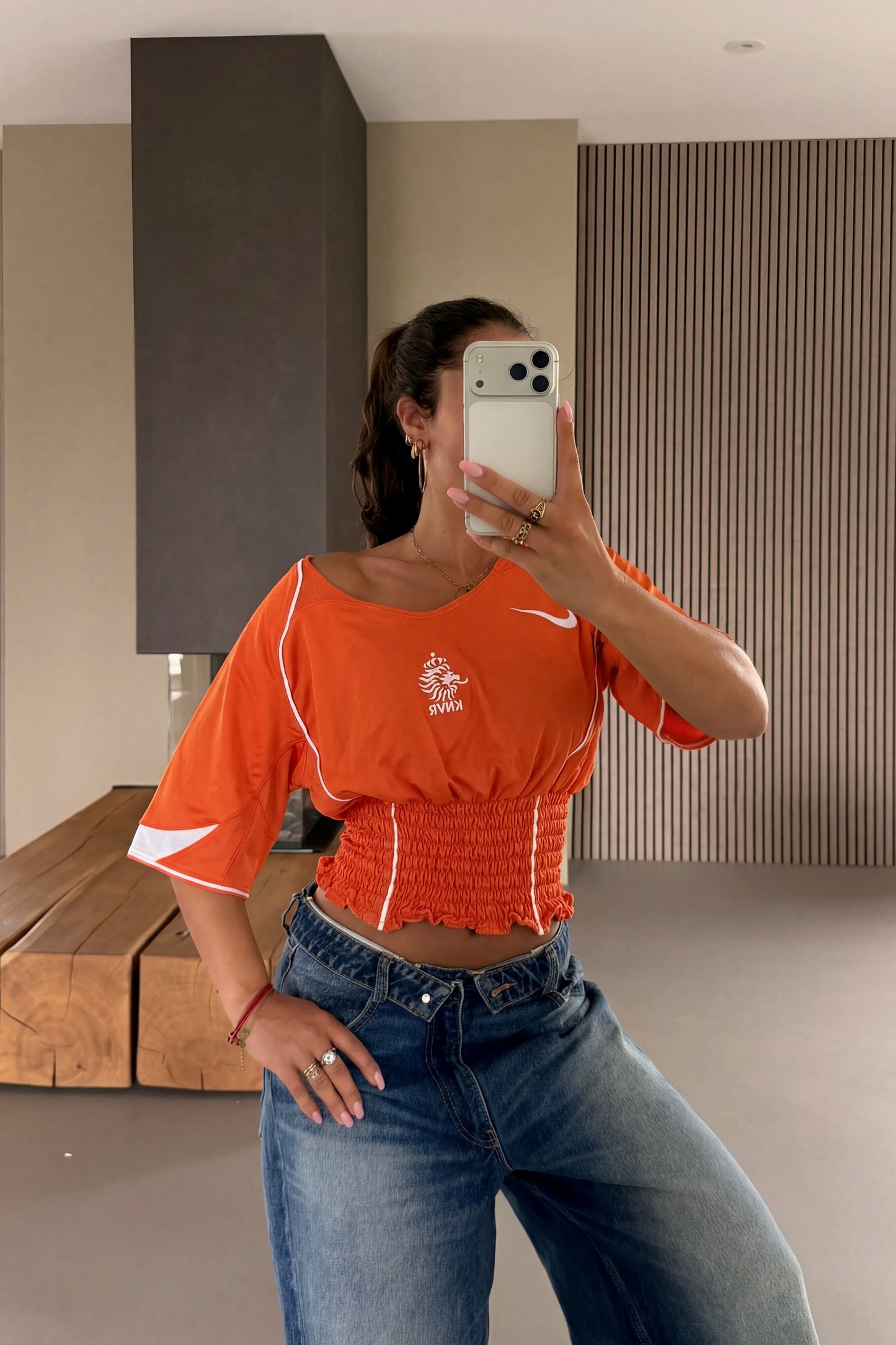 Netherlands Off-shoulder Shirt