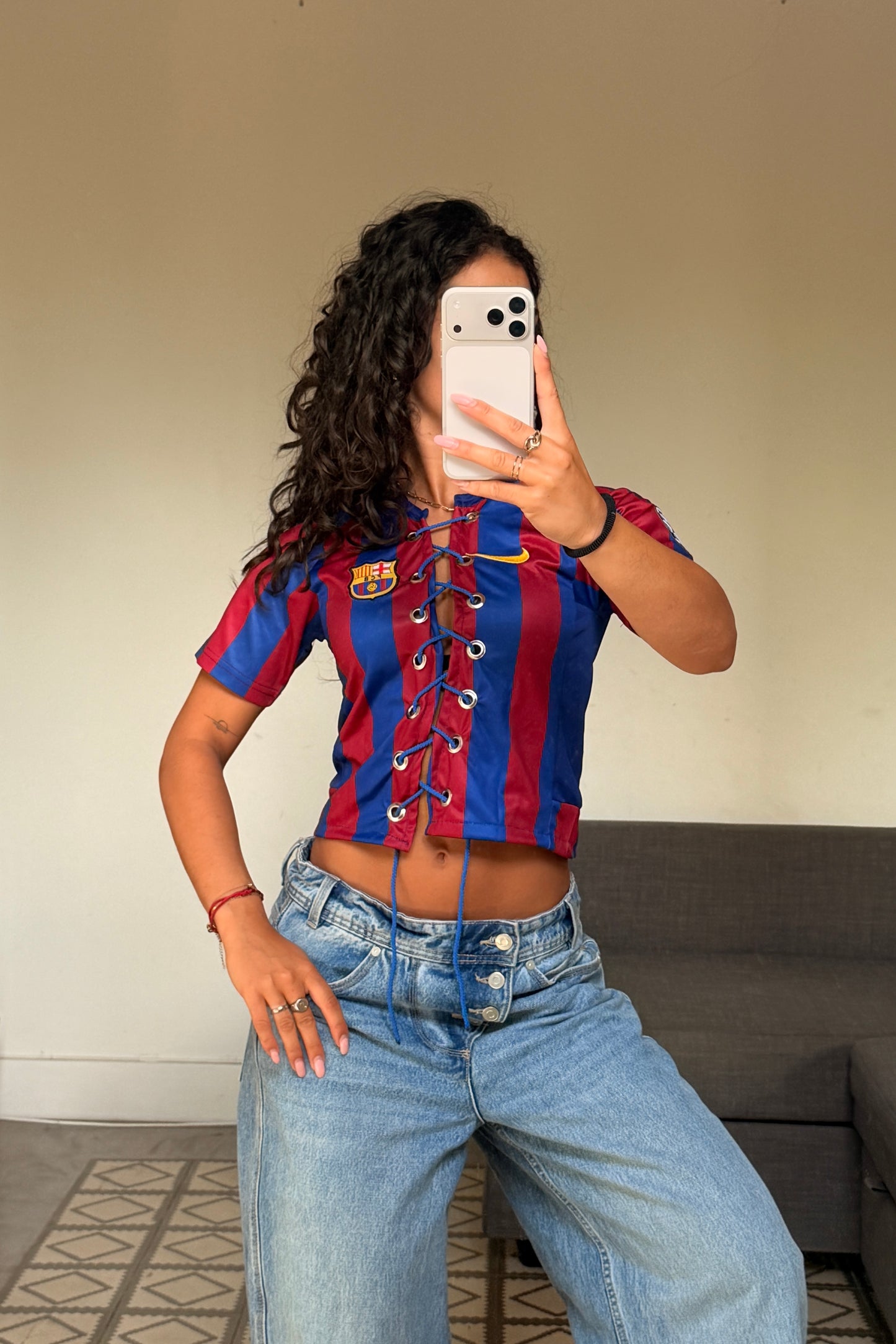 FC Barcelona Lace Top