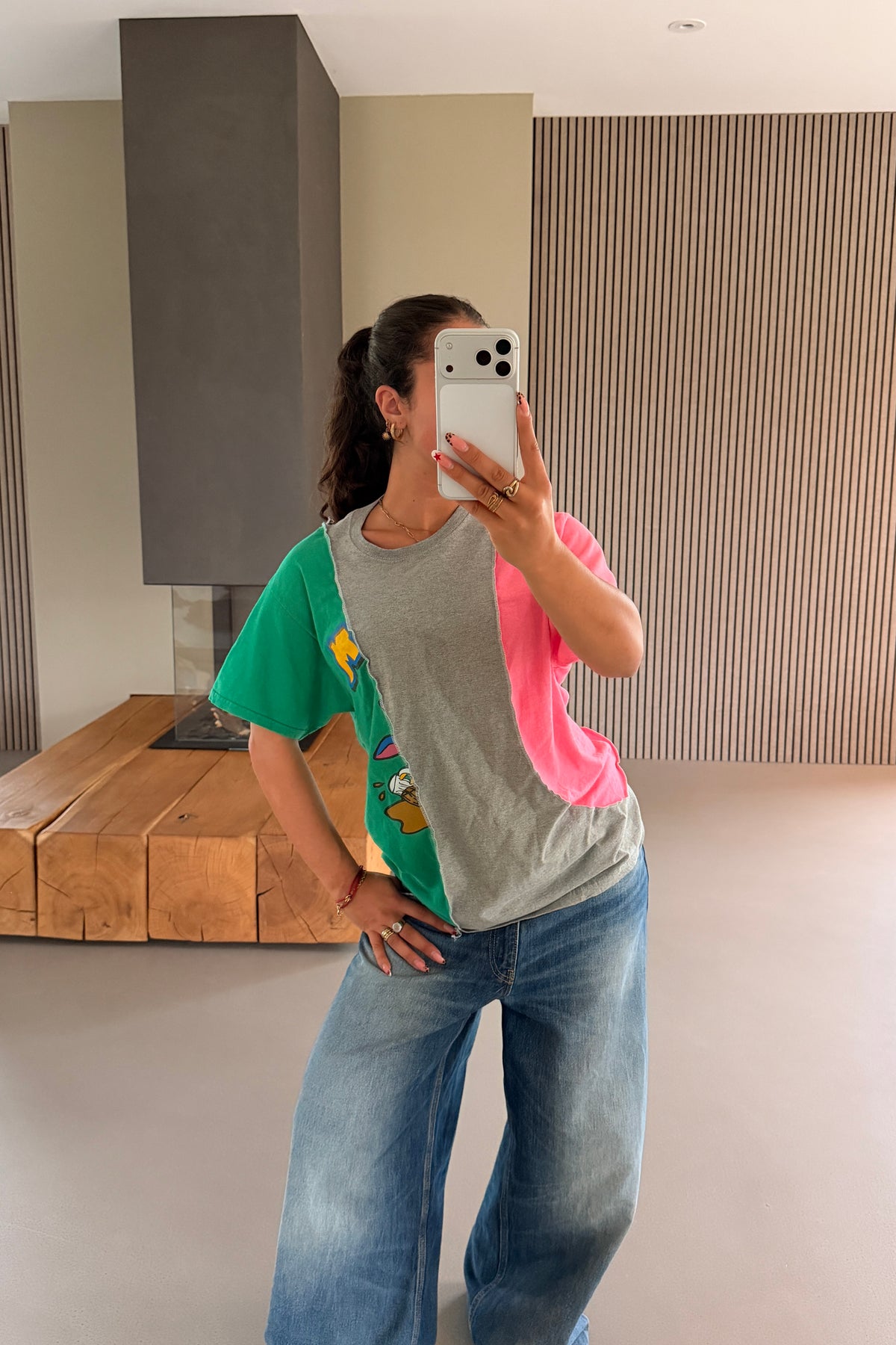 Cut out graphic Tee