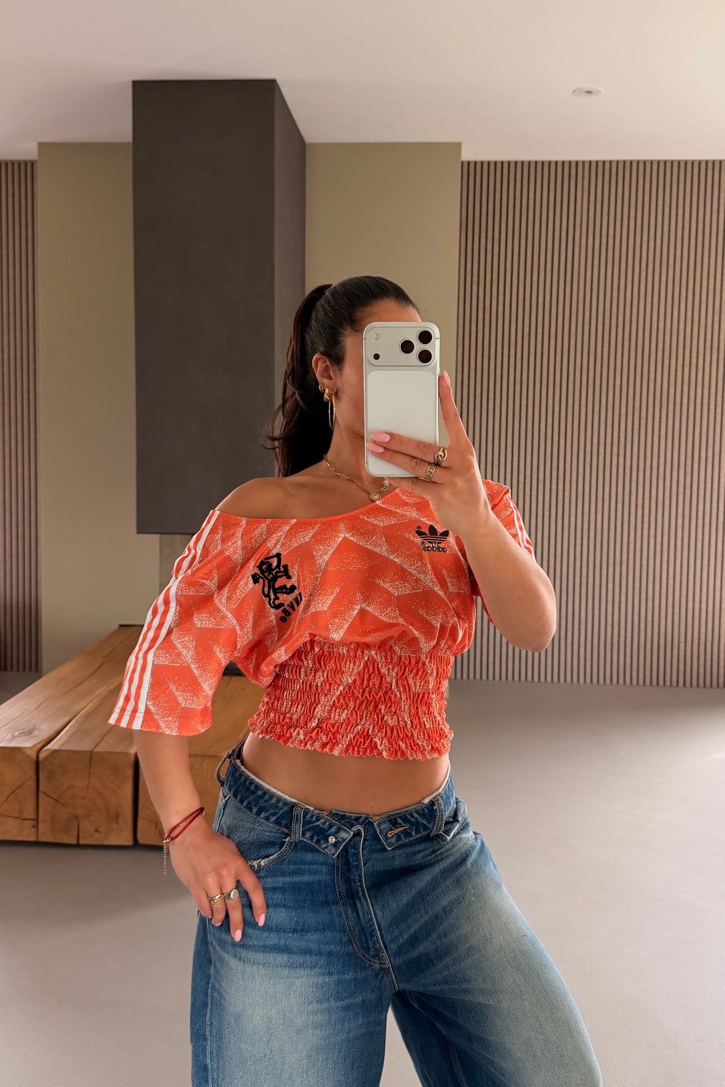Netherlands Off-shoulder Shirt