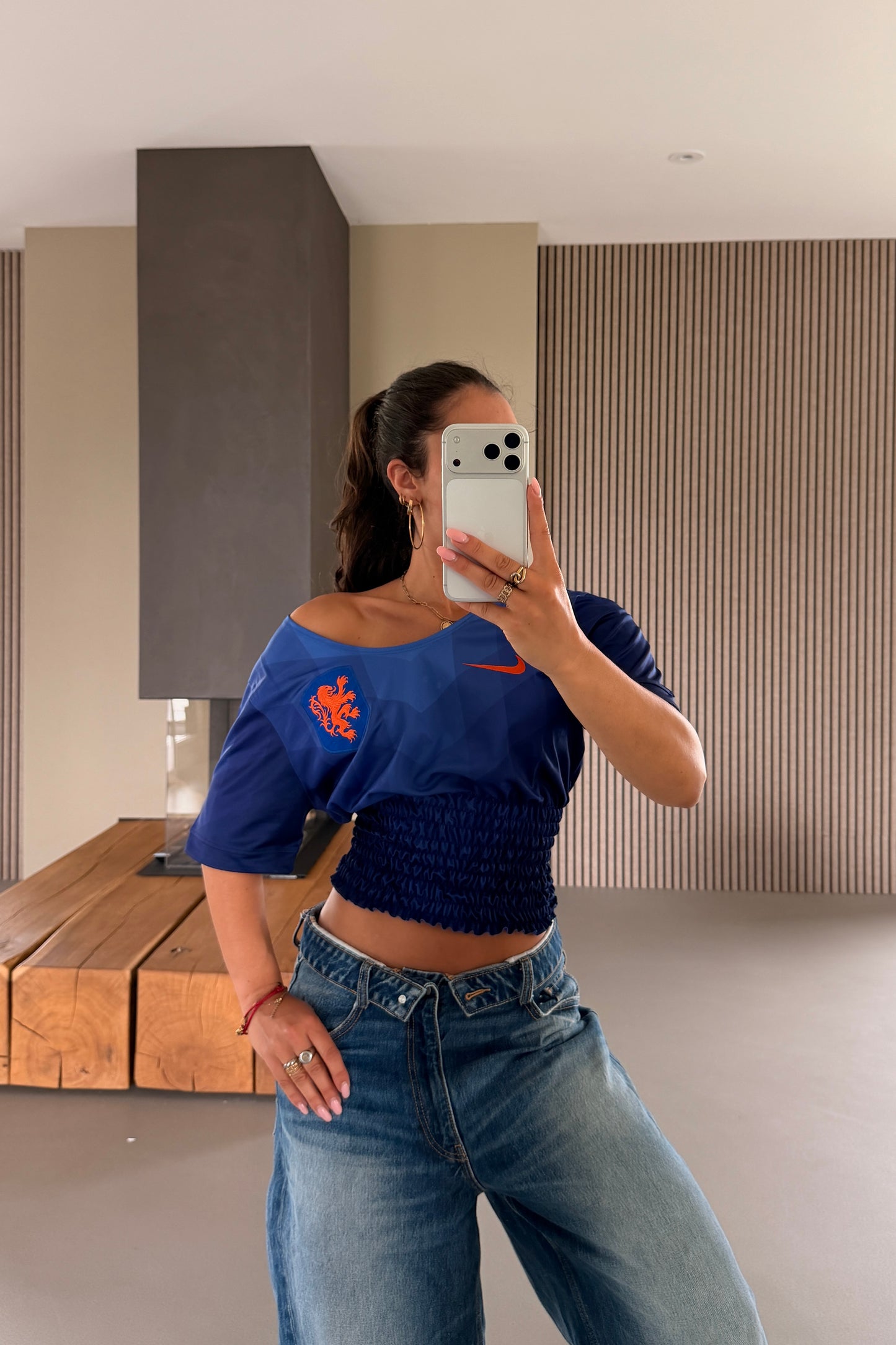 Netherlands Off-shoulder Shirt