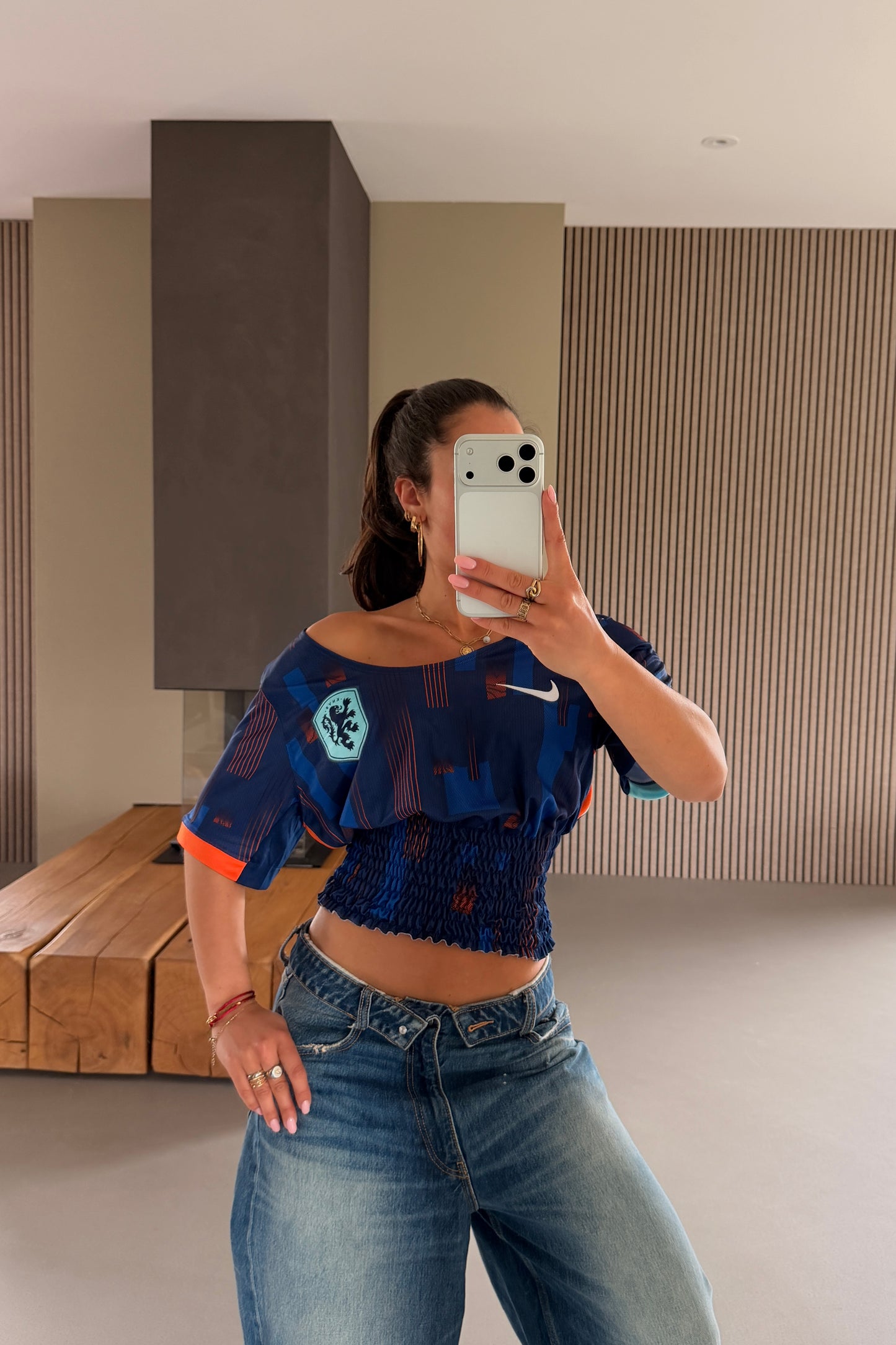 Netherlands Off-shoulder Shirt