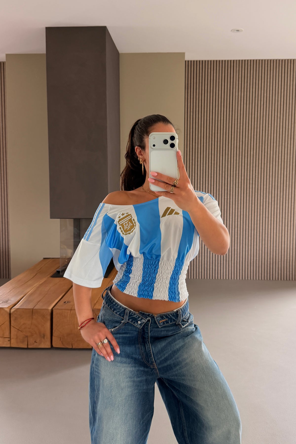 Argentina Off-shoulder Shirt