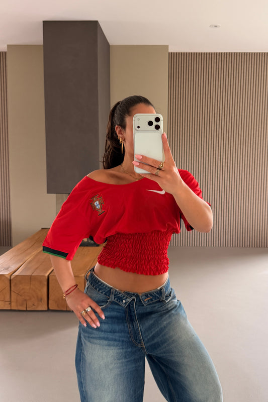 Portugal Off-shoulder Shirt